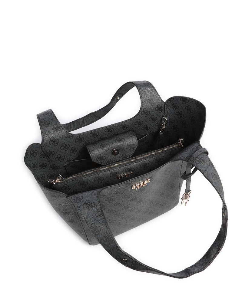Guess Calista Tote bag coal logo