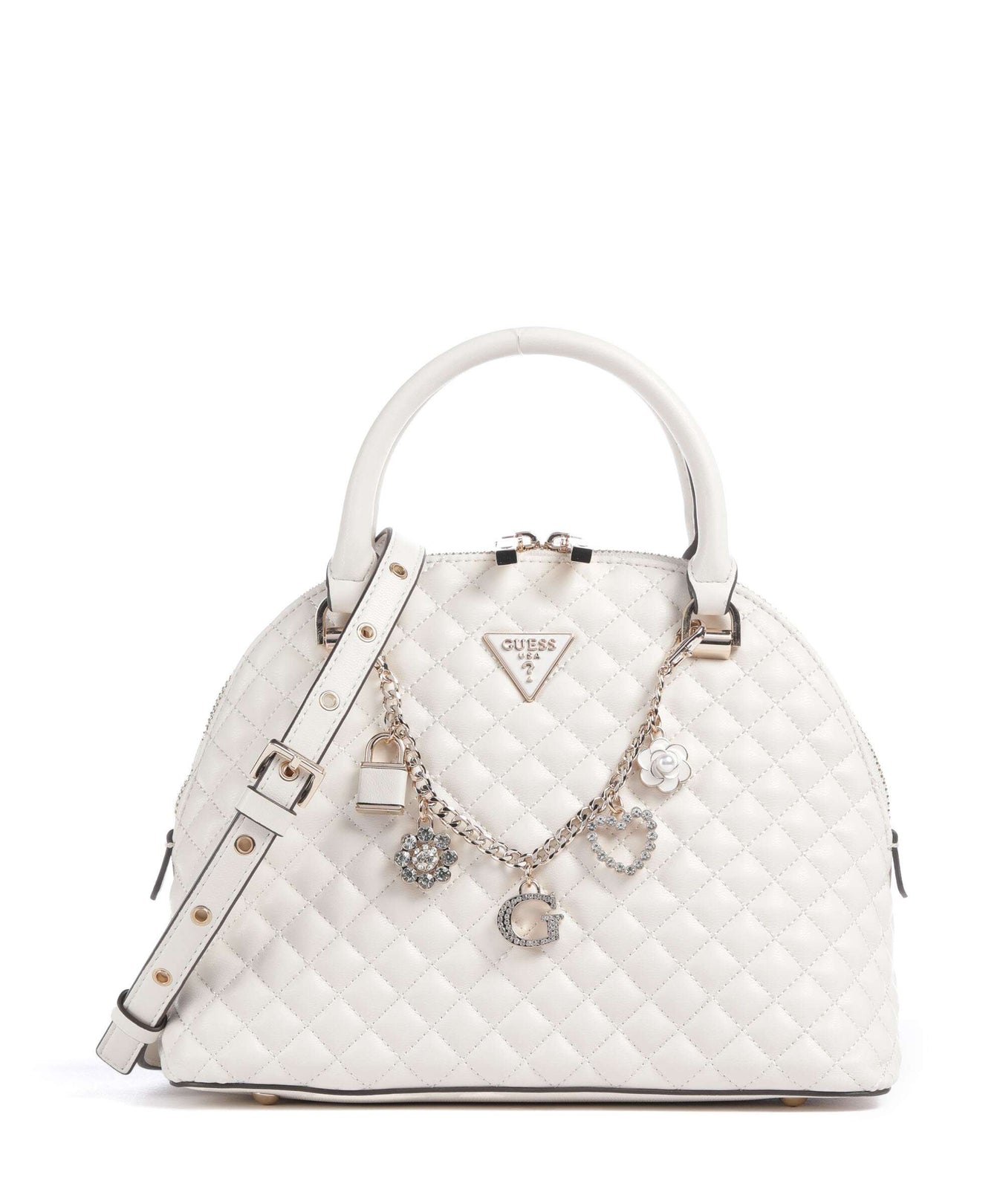 Guess Everlee Handbag offwhite