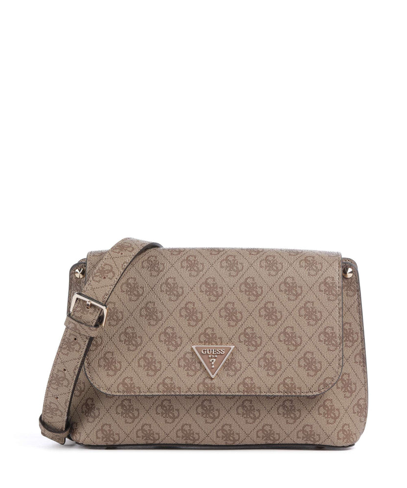 Guess Meridian Crossbody bag latte logo