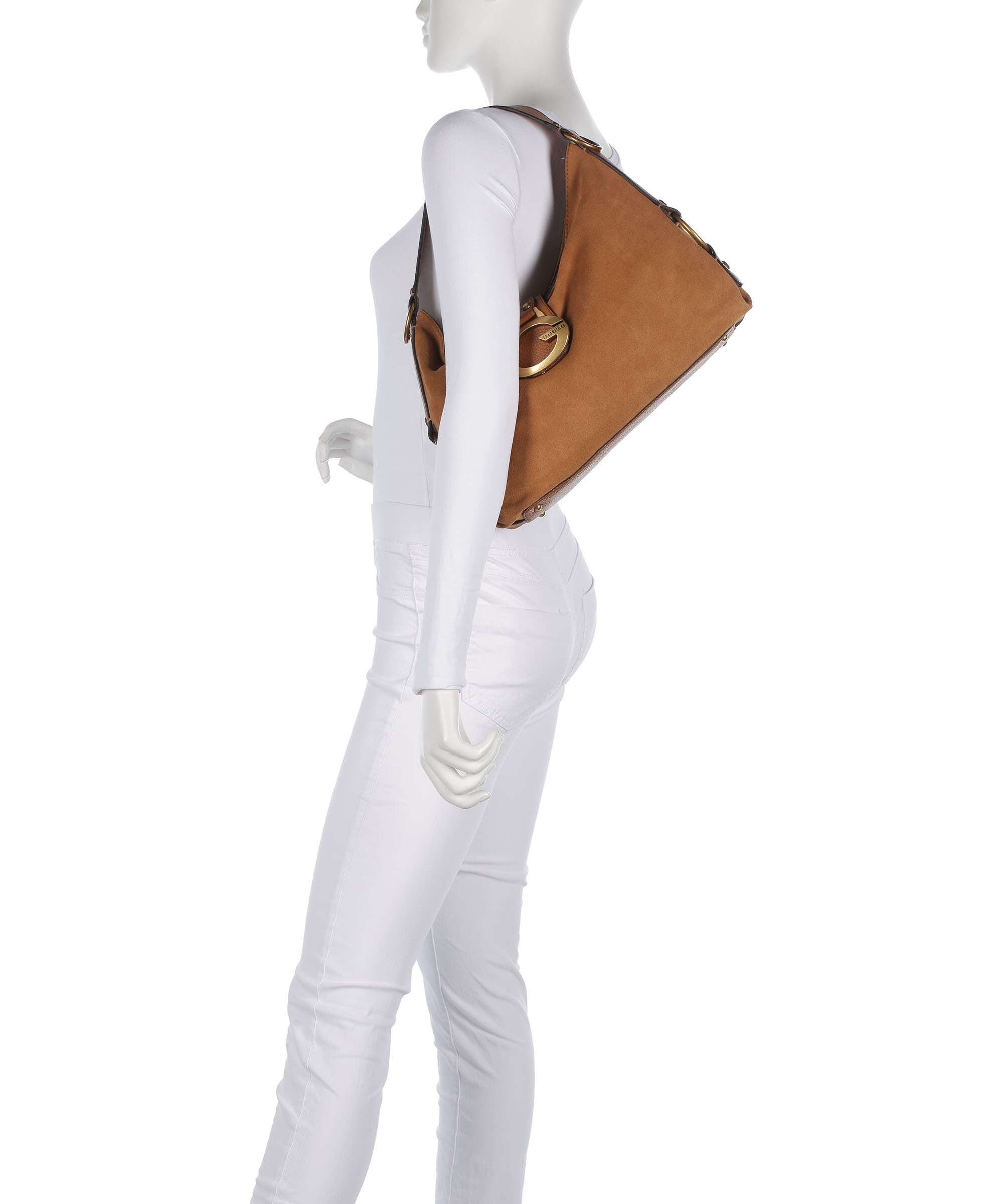 Guess Camden Hobo bag cognac