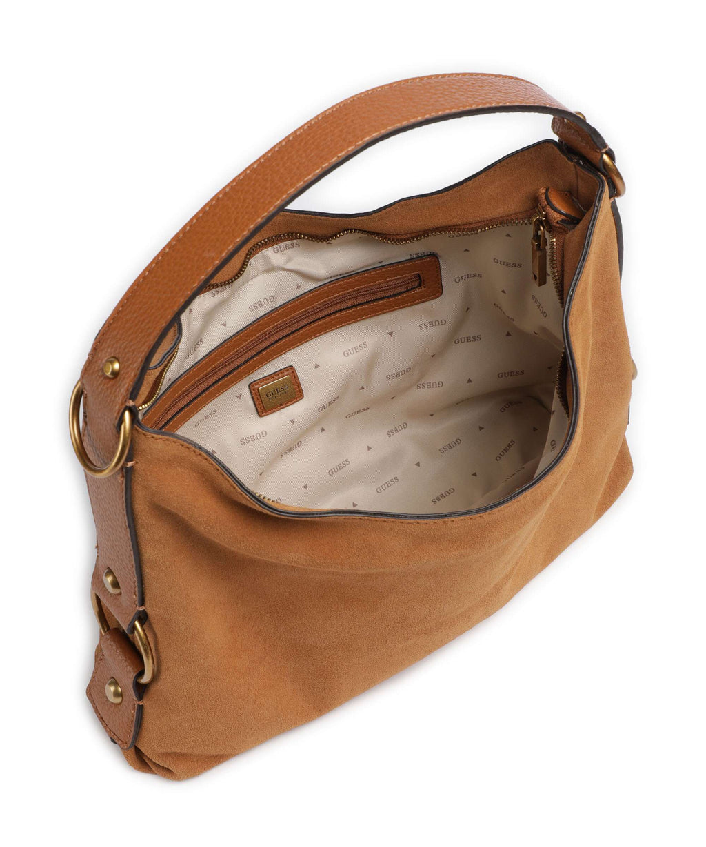 Guess Camden Hobo bag cognac