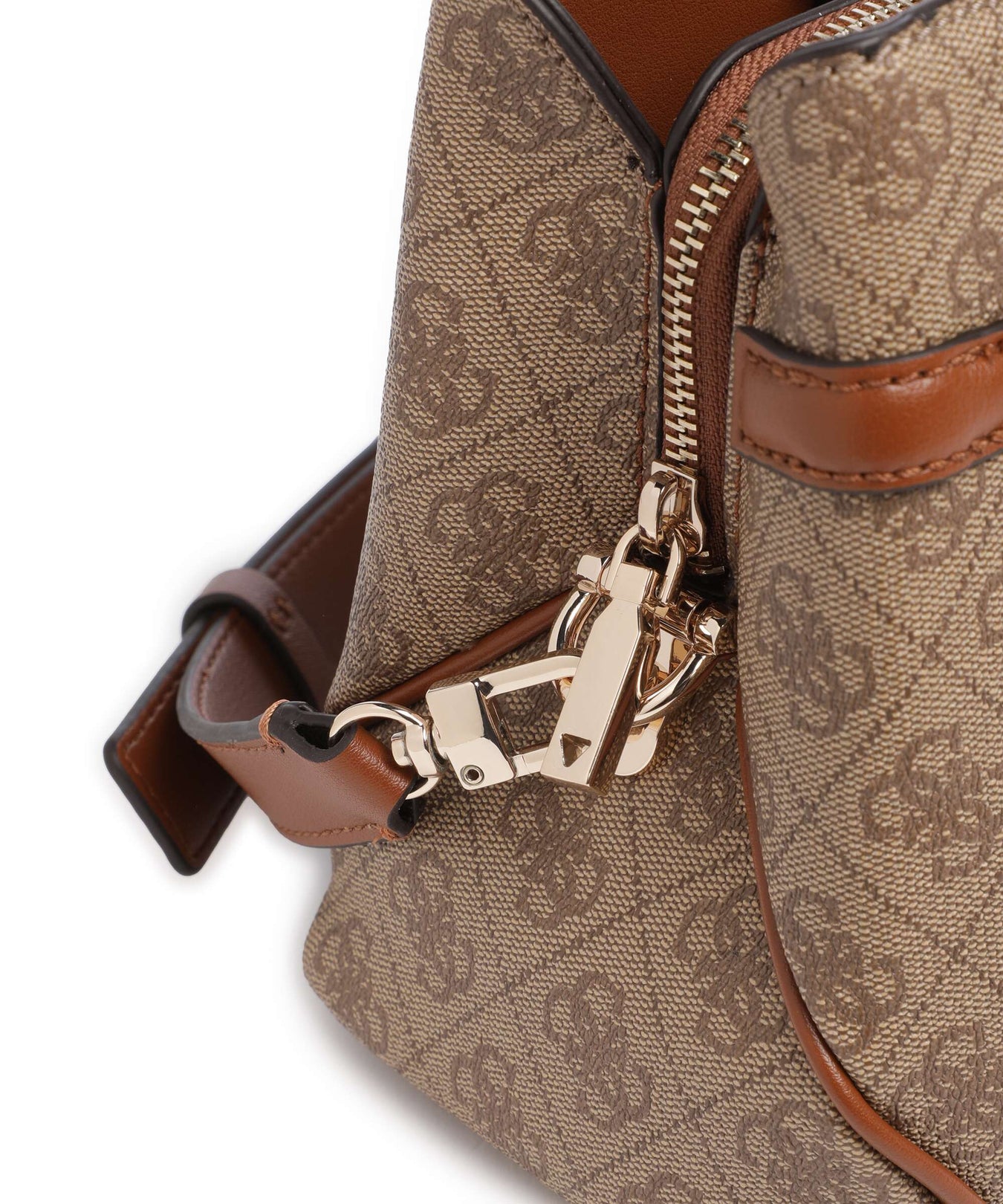 Guess Dea Handbag latte logo