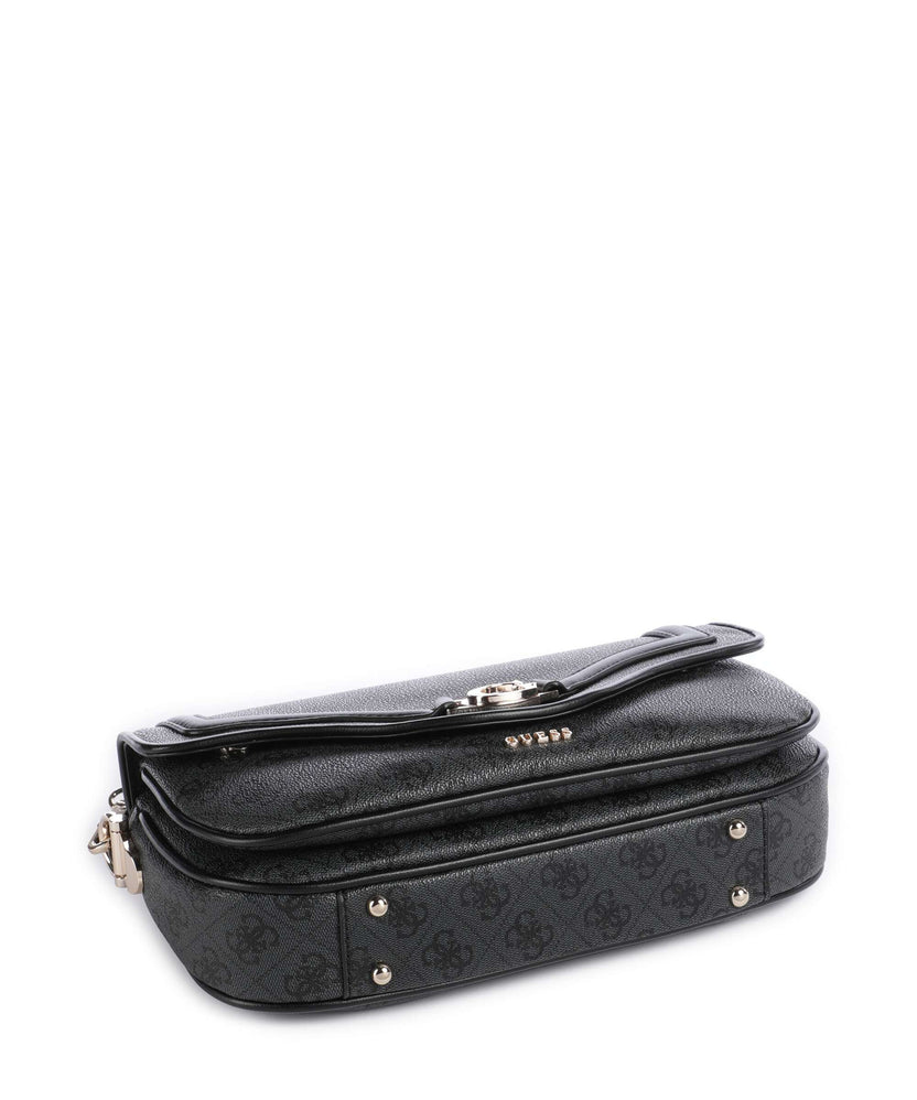 Guess Dea Shoulder bag coal logo