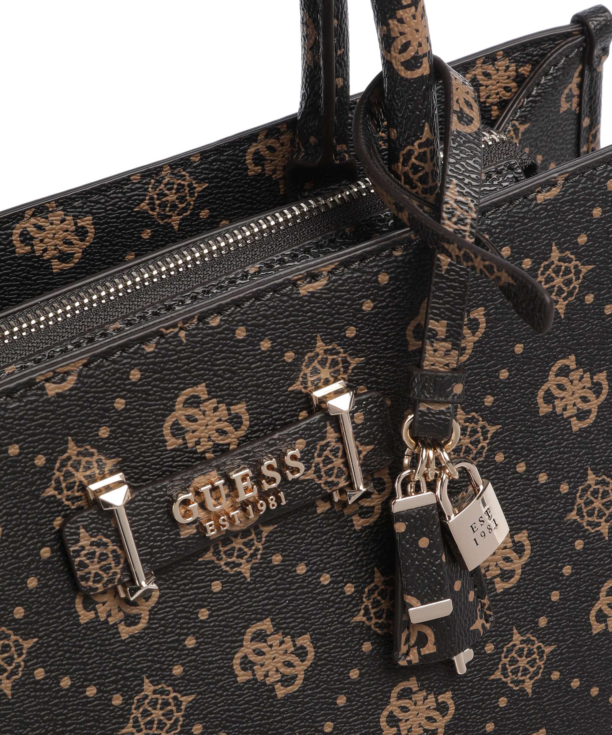 Guess Silia Handbag espresso logo