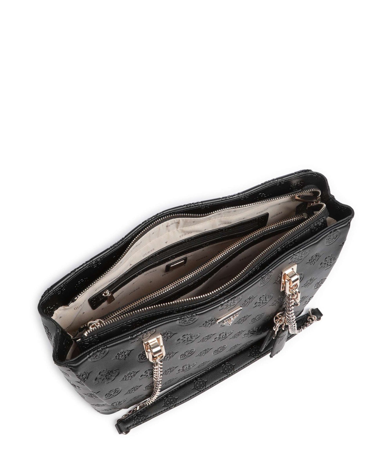 Guess Tisha Tote bag black logo