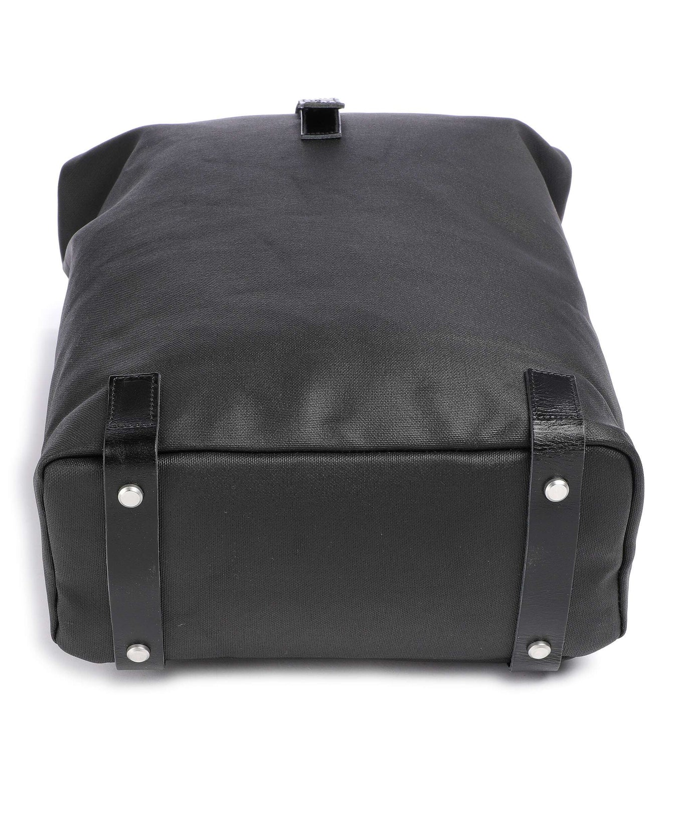 Brooks England Pickwick Cotton Canvas Large Rolltop backpack black