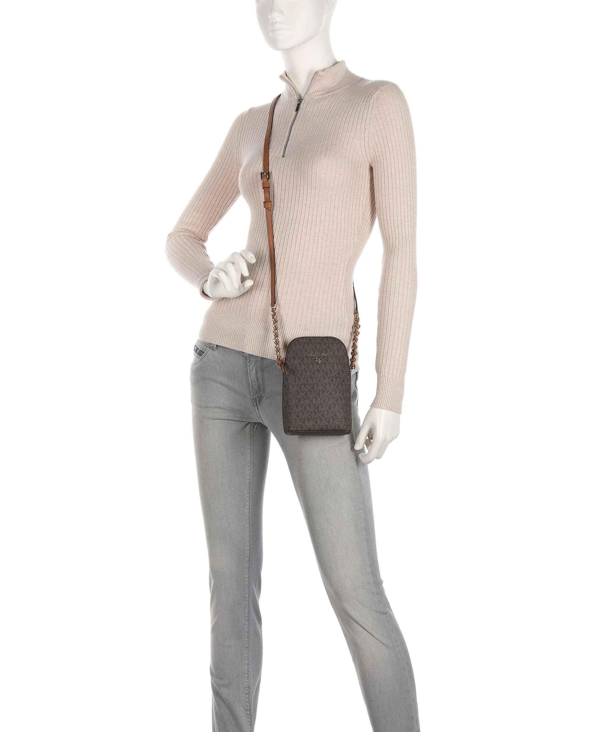 Michael Kors Jet Set Charm Phone bag brown/acorn