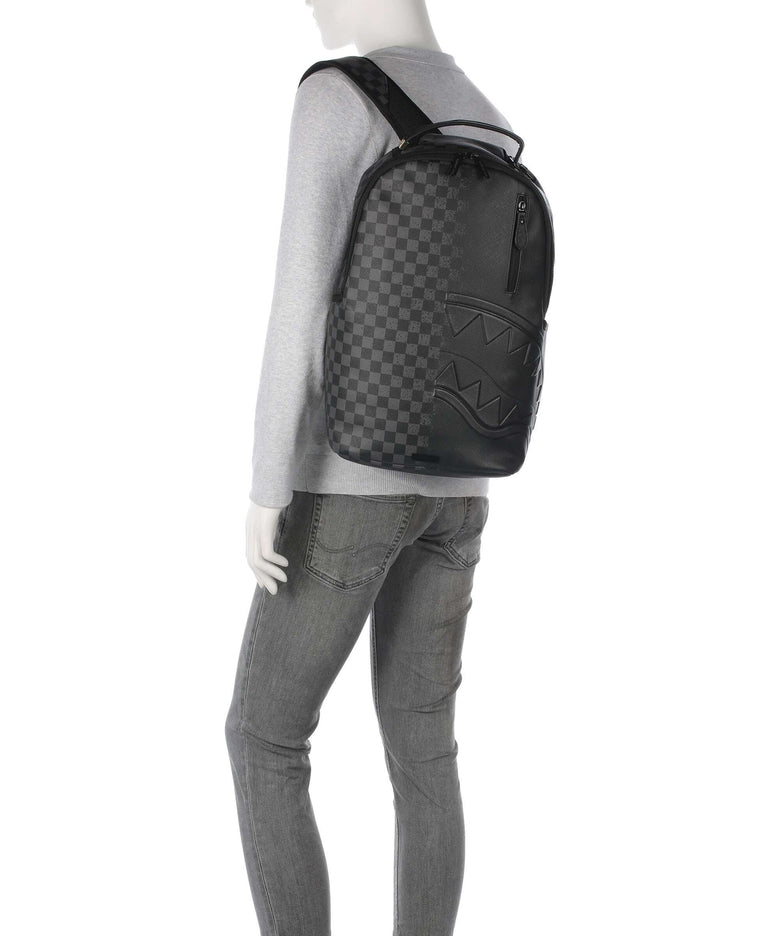 Sprayground Half Spritz Backpack black/grey