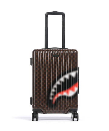 Sprayground Sharks in Paris Blur 4-Pyöräiset matkalaukku brown/black