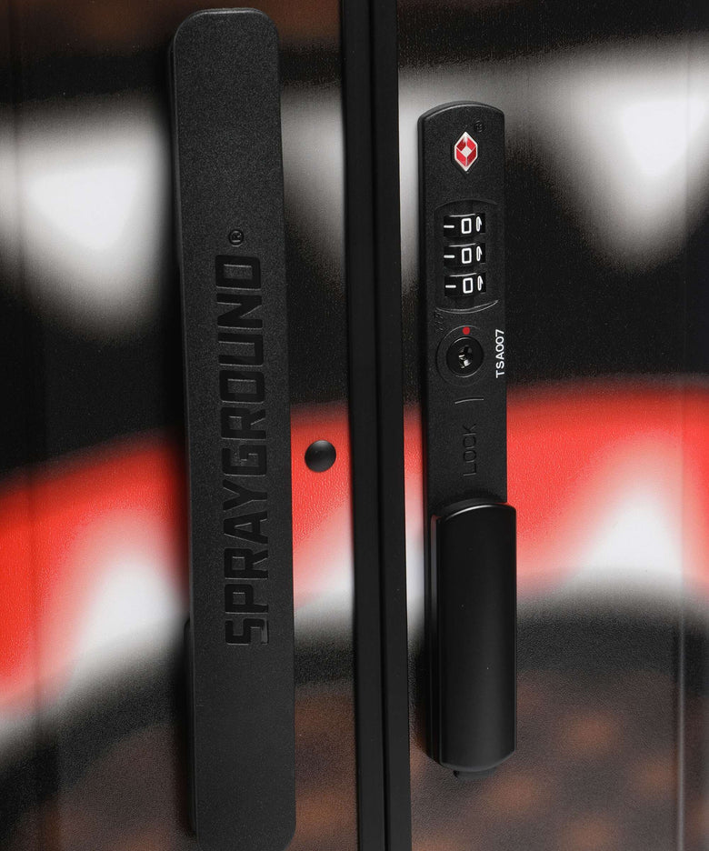 Sprayground Sharks in Paris Blur Spinner (4 wheels) brown/black