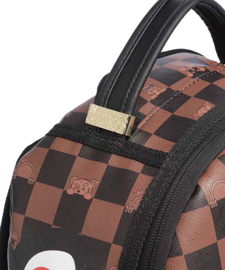 Sprayground Peeking Character Check Backpack multicolour