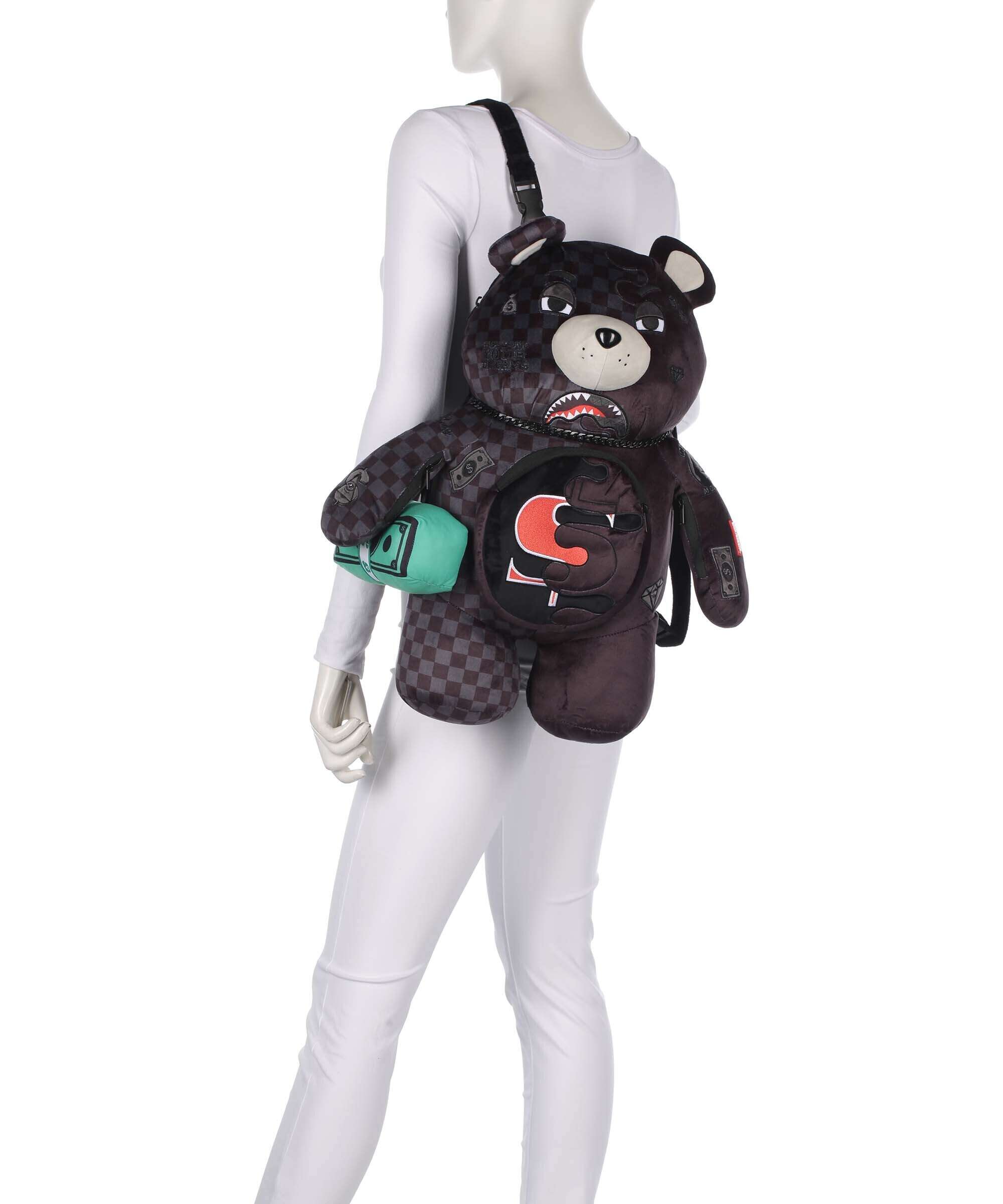 Sprayground Unfinished Shark Teddy Bear Backpack multicolour