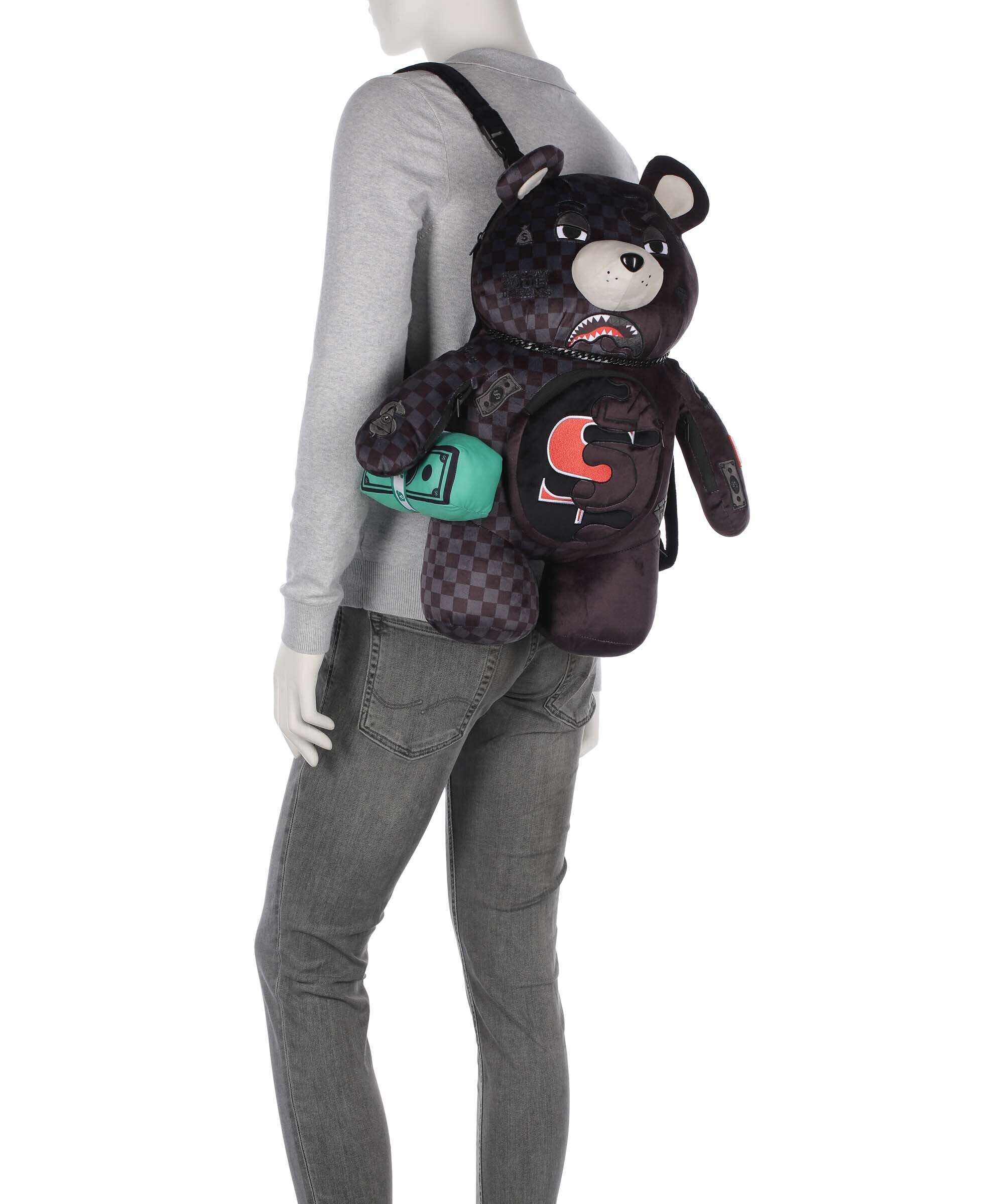 Sprayground Unfinished Shark Teddy Bear Backpack multicolour
