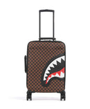 Sprayground Sawtooth Sharks in Paris 4-Pyöräiset matkalaukku brown