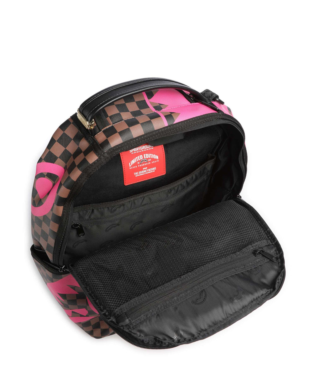 Sprayground Pink Bear Shark Backpack multicolour