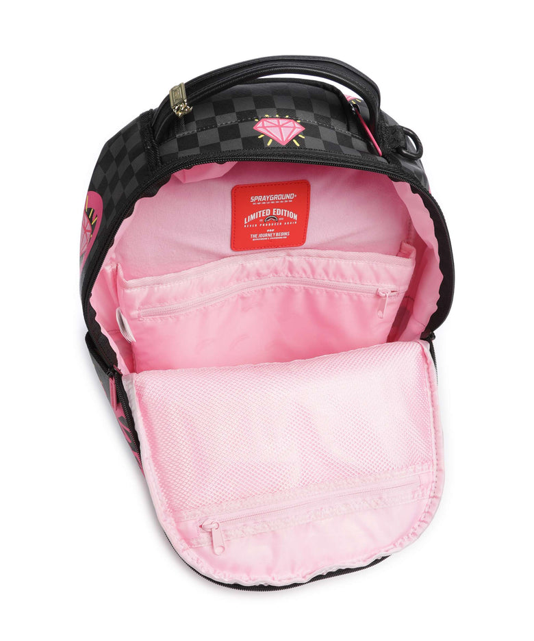 Sprayground Pink Panther Drippy Diamonds Backpack multicolour