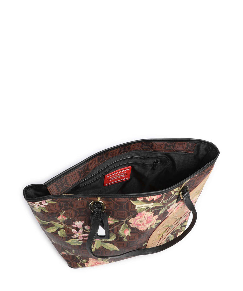 Sprayground AI Henny Floral Tote bag brown
