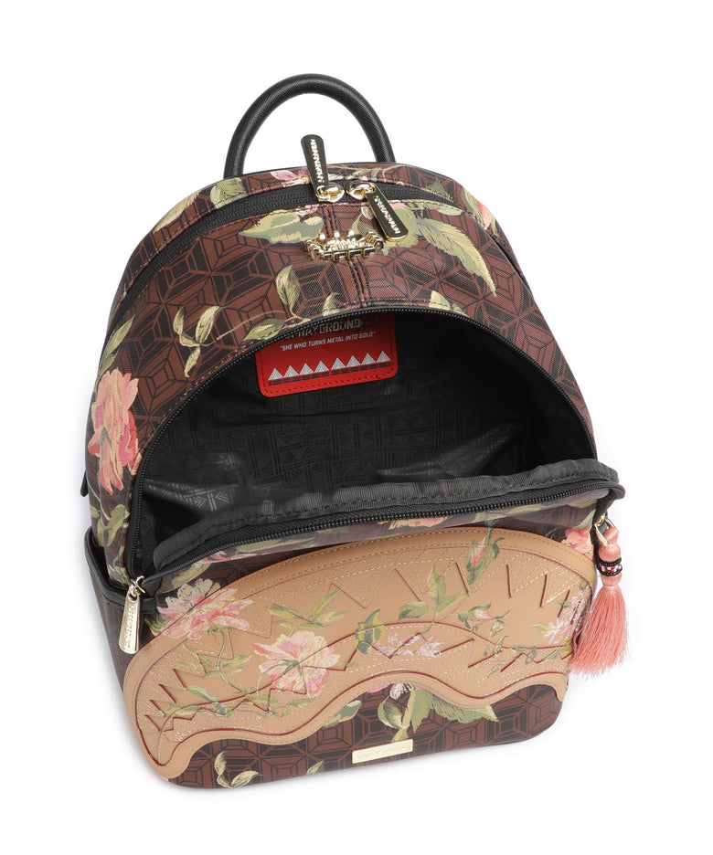 Sprayground AI Henny Floral Backpack brown