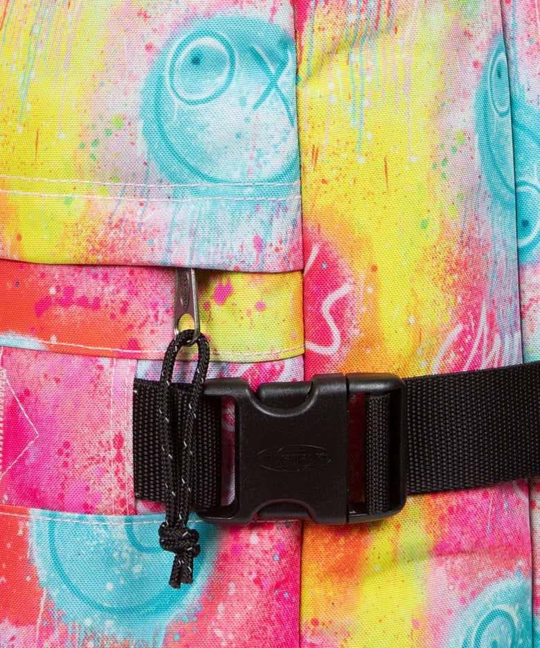 Eastpak Transit'R M Travel bag with wheels fluo clouds