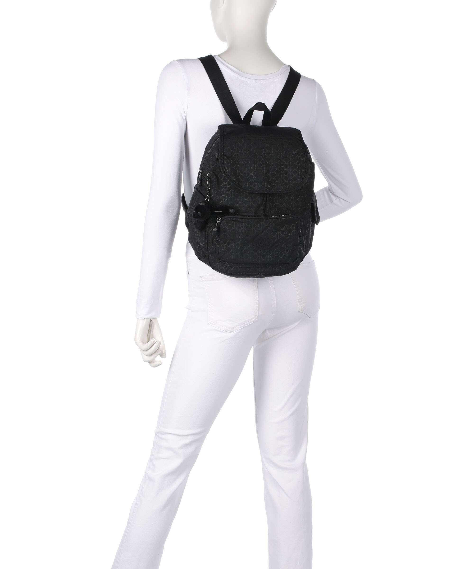 Kipling Basic City Pack S Backpack signature embossed