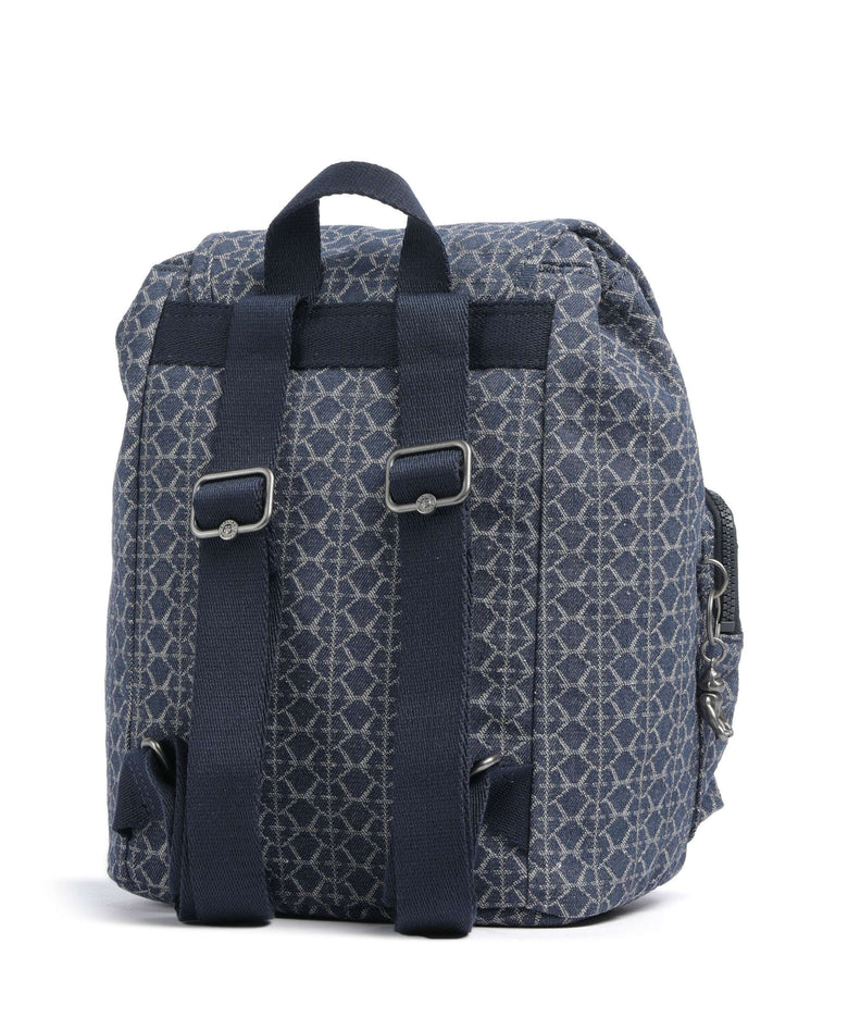 Kipling Denim Love Anto S Backpack signature denim