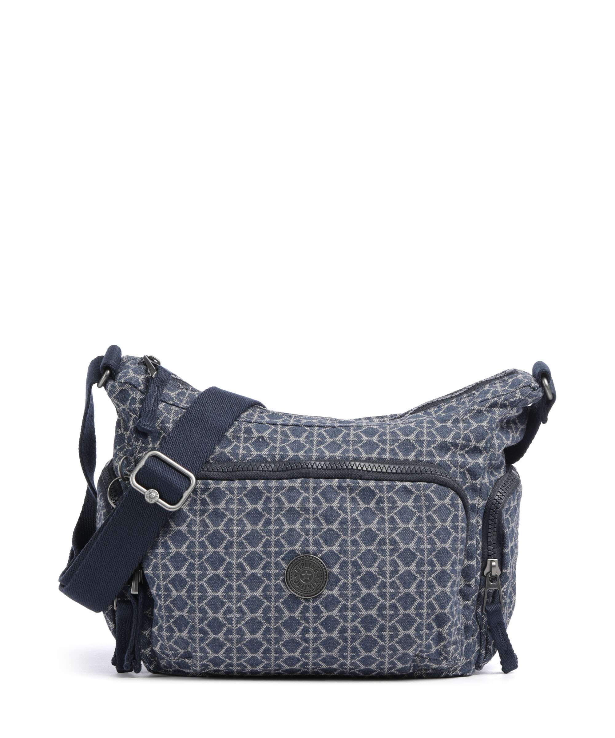 Kipling Denim Love Gabb S Crossbody bag signature denim