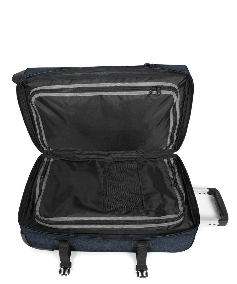 Eastpak Transit'R S Travel bag with wheels triple denim