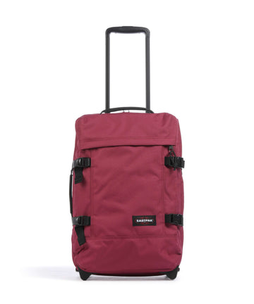 Eastpak Tranverz S Matkalaukku pyörillä wine burgundy