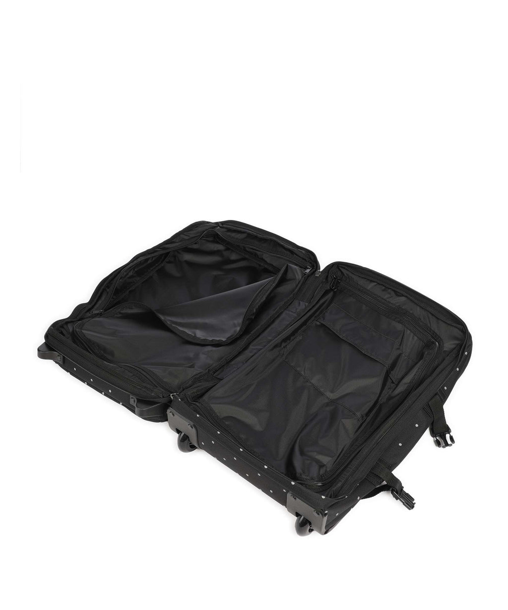 Eastpak Tranverz S Travel bag with wheels dots black/silver