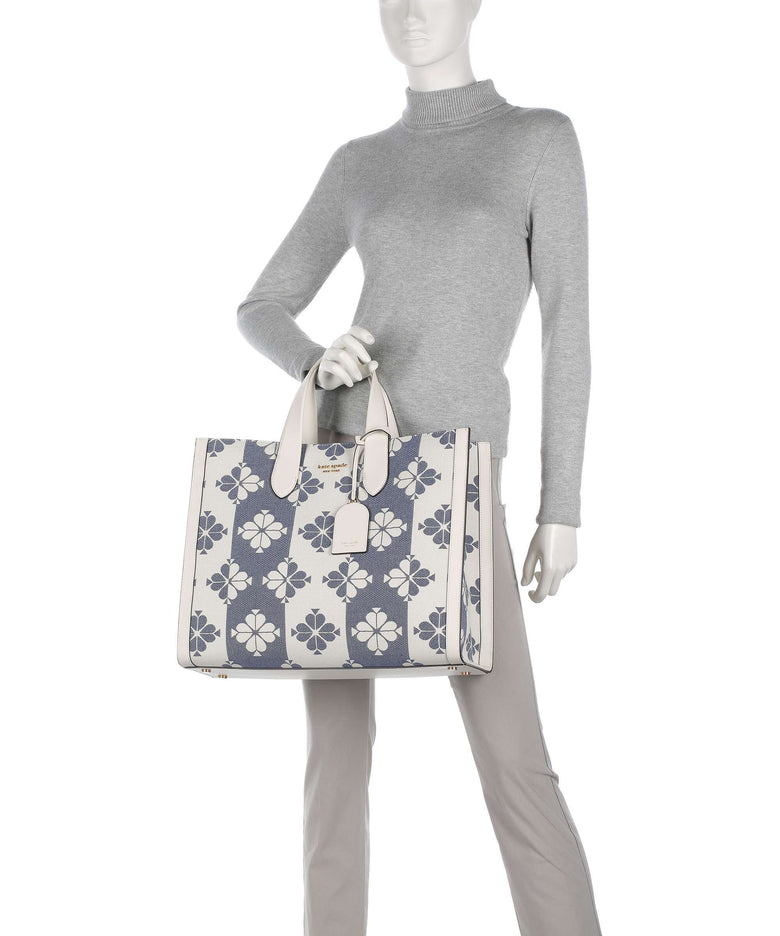 Kate Spade New York Spade Flower Jacquard Handbag halo white/multicolour