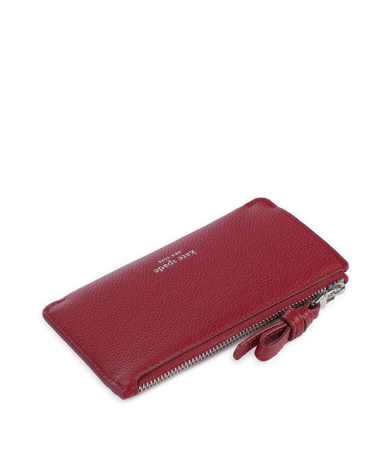Kate Spade New York Loop Credit card holder red jam