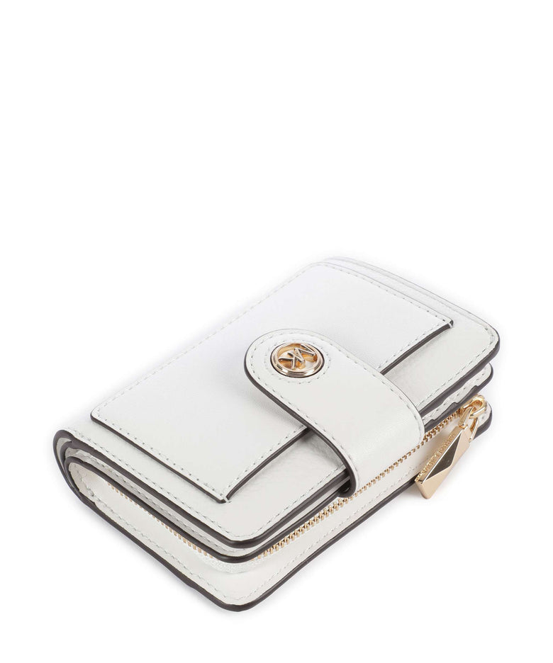 Michael Kors MK Charm Wallet optic white