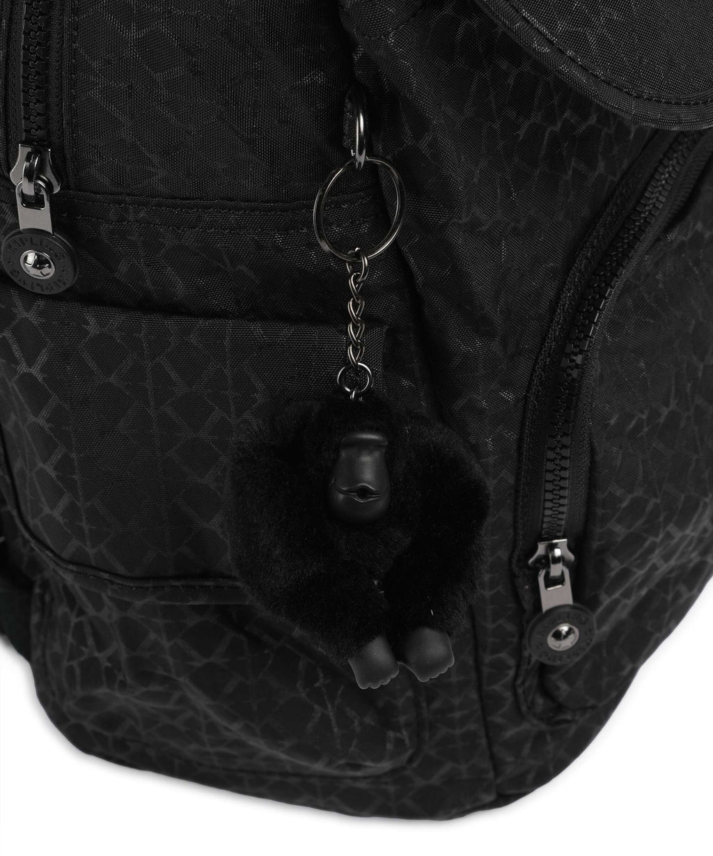 Kipling Basic City Pack Backpack signature embossed