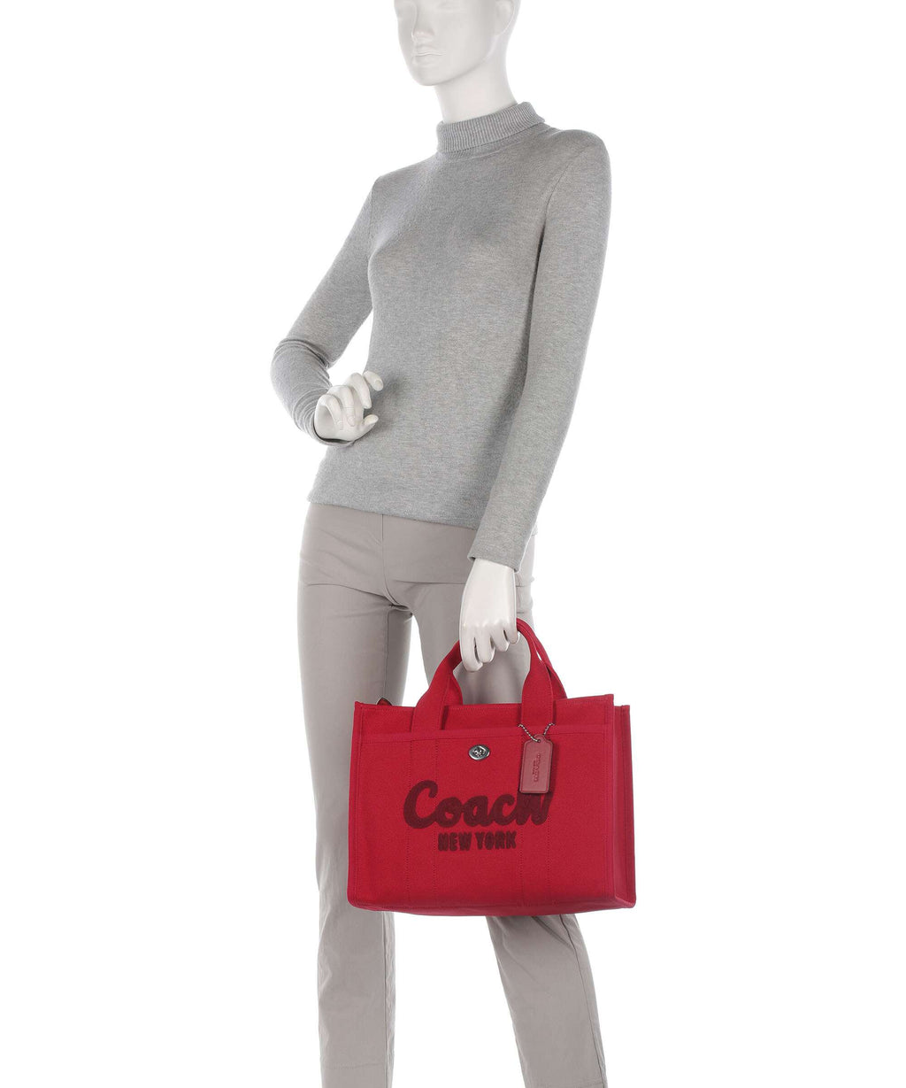 Coach Cargo Handbag red