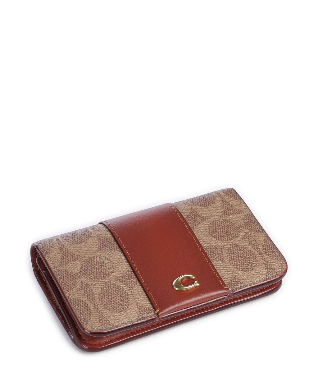 Coach Essential Signature Wallet tan rust