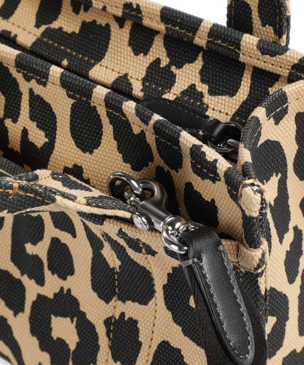 Coach Cargo Leopard Print 20 Crossbody bag black/multicolour