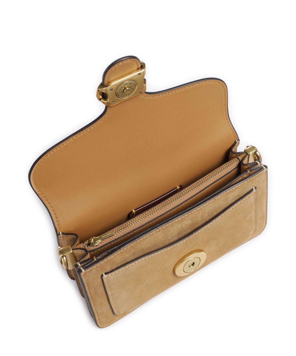 Coach Tabby Suede 20 Shoulder bag sand