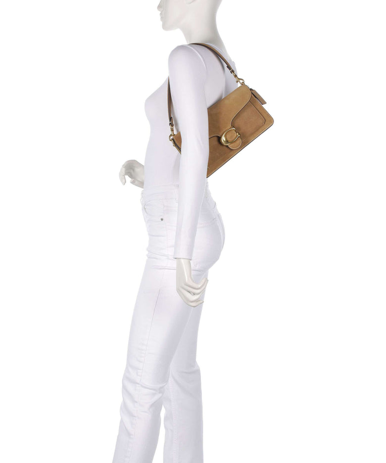 Coach Tabby Suede 26 Shoulder bag sand