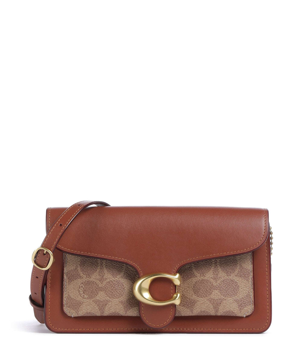 Coach Tabby Chain Crossbody bag tan caramel