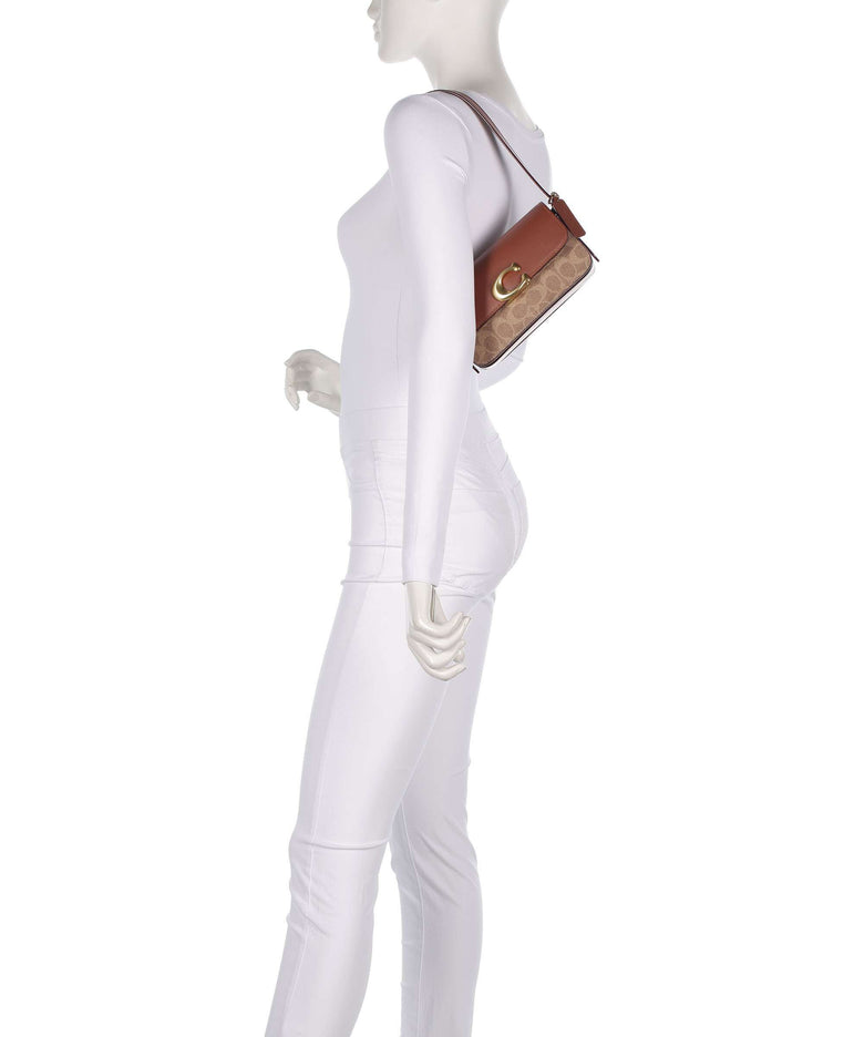 Coach Zoe Signature Shoulder bag tan caramel