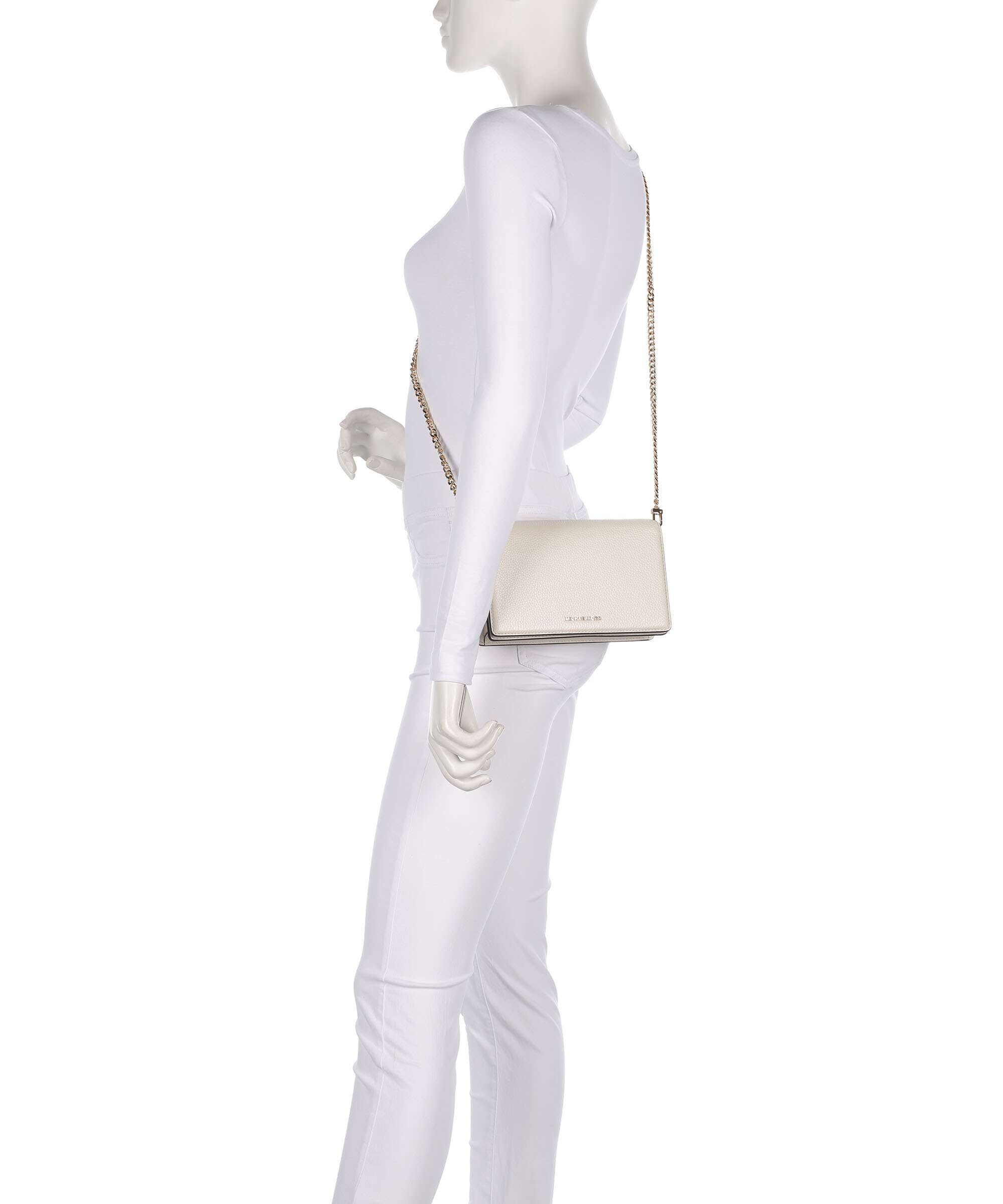 Michael Kors Jet Set Medium Crossbody bag light cream