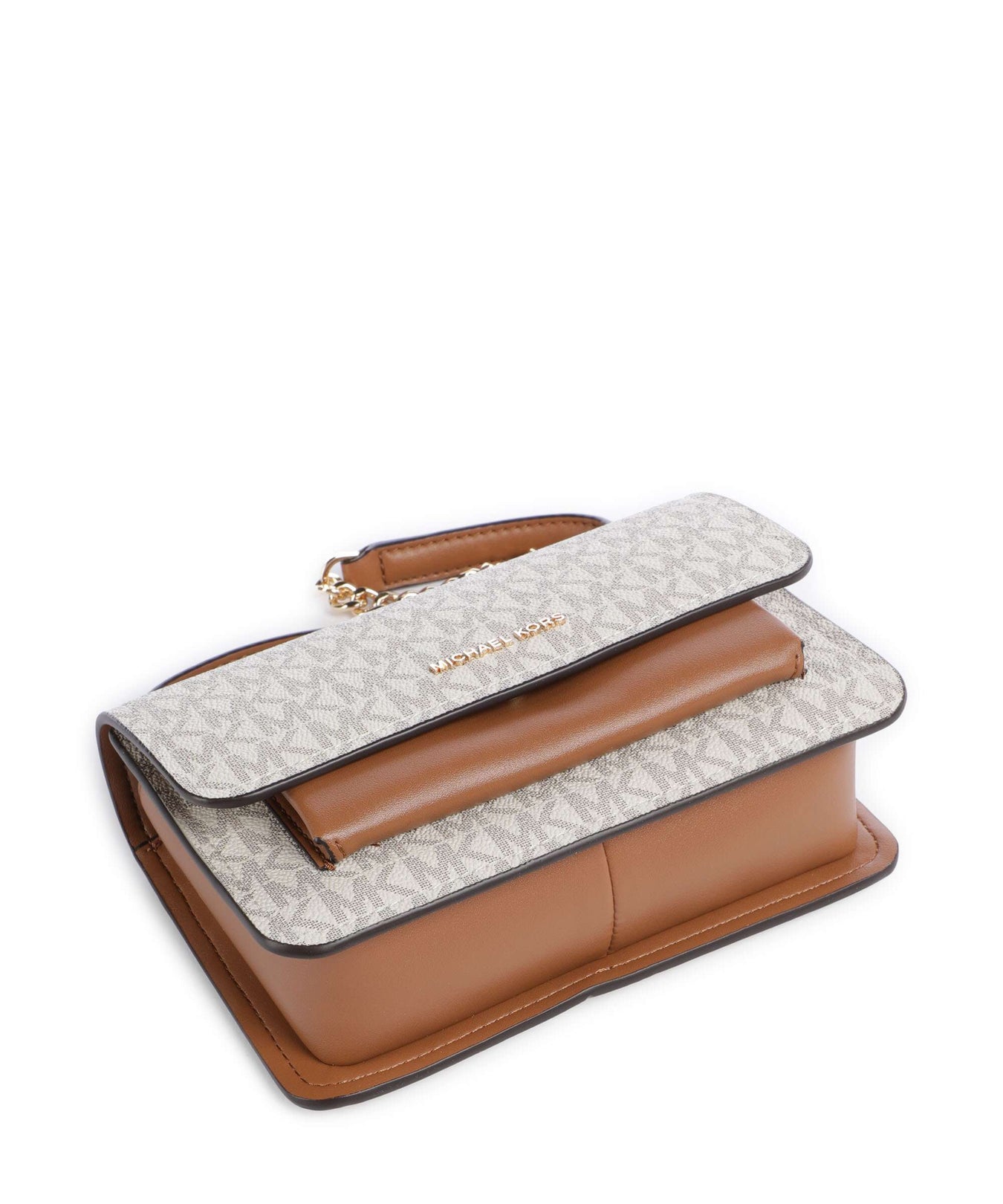 Michael Kors Claire Small Shoulder bag vanilla/acorn