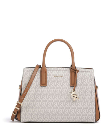 Michael Kors Laila Käsilaukku vanilla/acorn