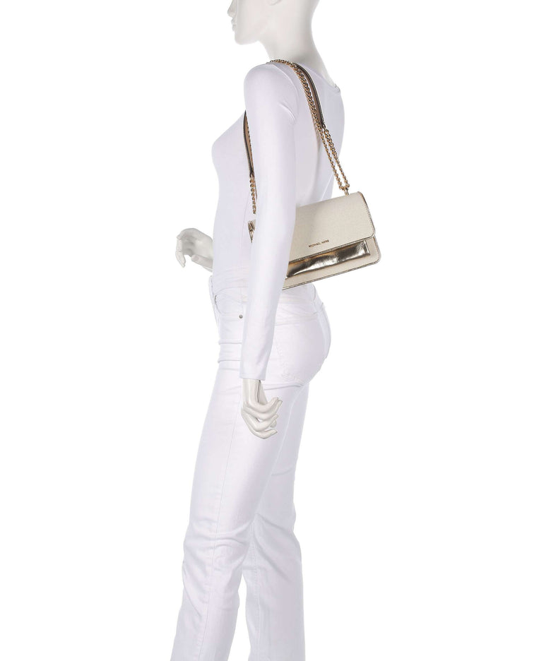 Michael Kors Claire Shoulder bag pale gold