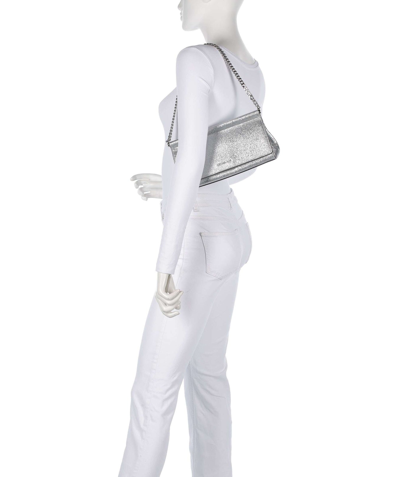 Michael Kors Carmine Crossbody bag silver