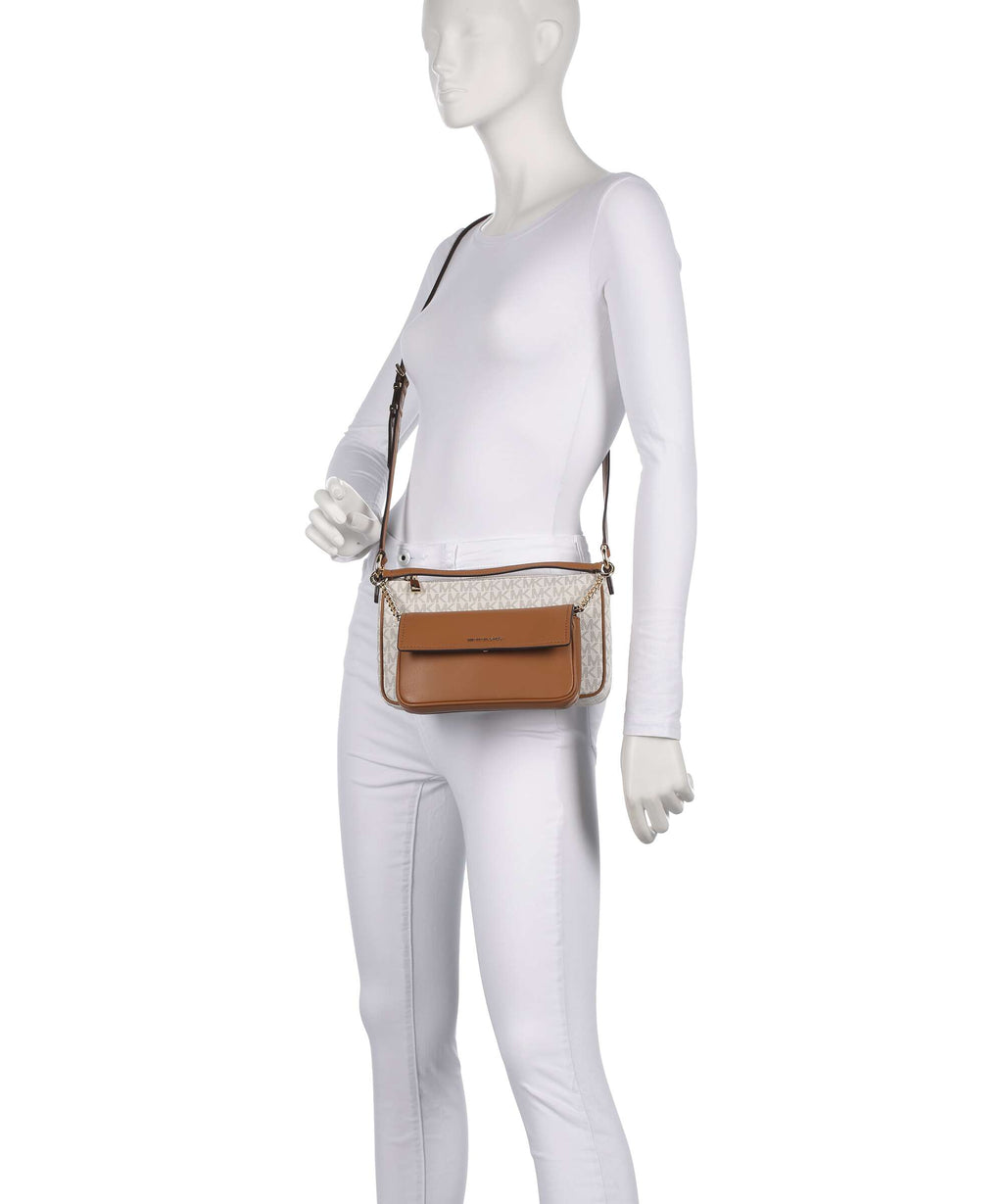 Michael Kors Bryant 5 in 1 Crossbody bag vanilla/acorn