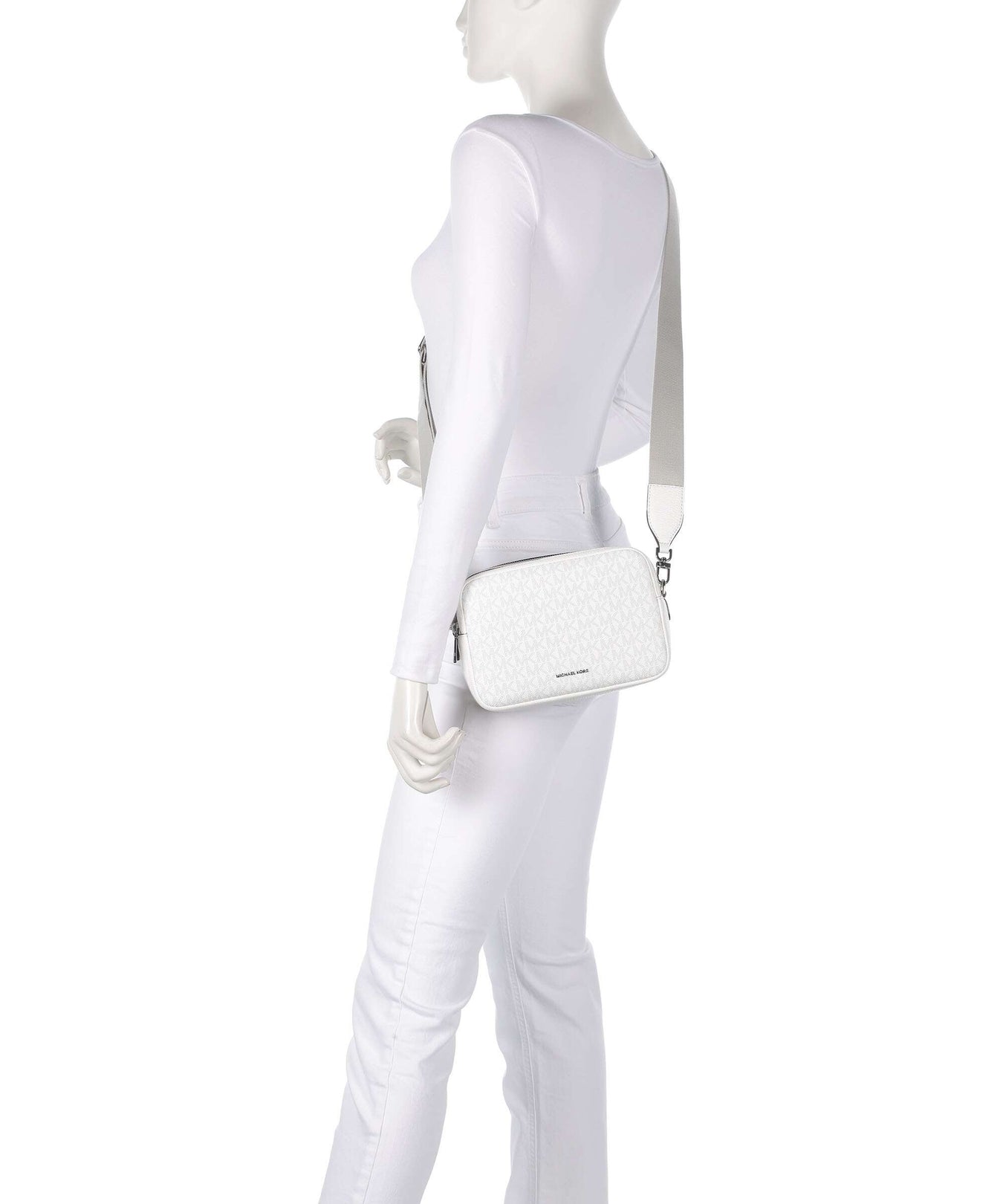 Michael Kors Bryant Medium Crossbody bag optical allum