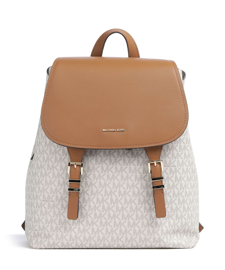 Michael Kors Quinn Medium Backpack vanilla/acrn