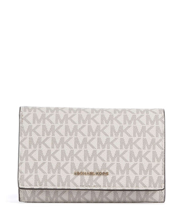 Michael Kors Jet Set Lompakko vanilla/acorn