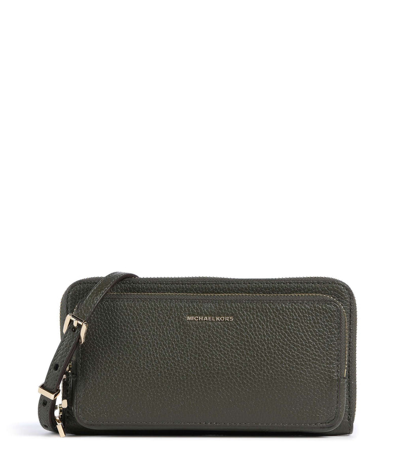 Michael Kors Jet Set Large Continental Crossbody bag ivy